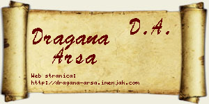 Dragana Arsa vizit kartica